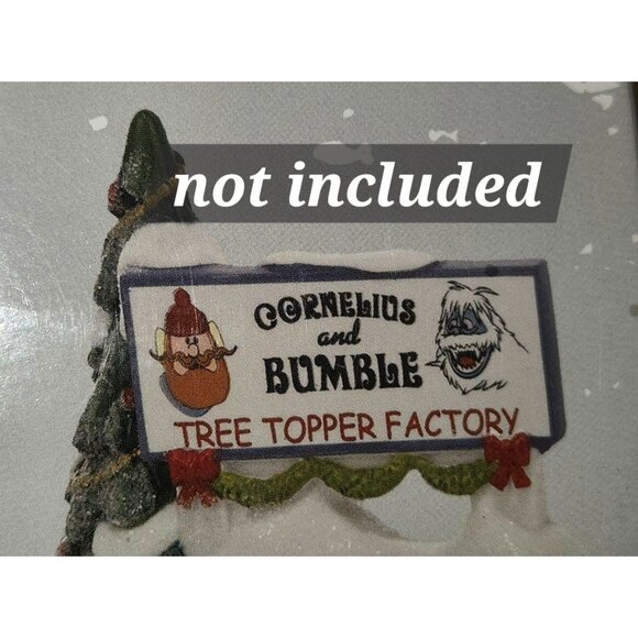 Department 56 North Pole Series Rudolphs Silver & Gold Tree Toppers Lit House - Picture 9 of 10